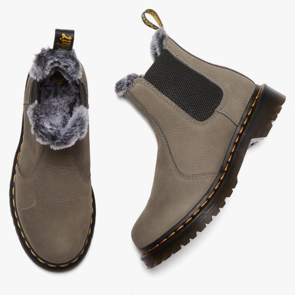 Dr. Marten Leonore fur lined Chelsea Boot 2976